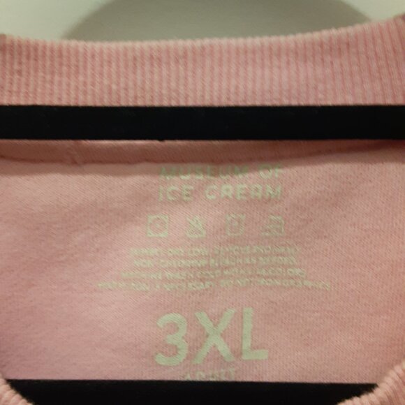 Museum of Ice Cream Pink Long Sleeved Graphic Print Sweatshirt/Lounging Size 3XL - Picture 3 of 3